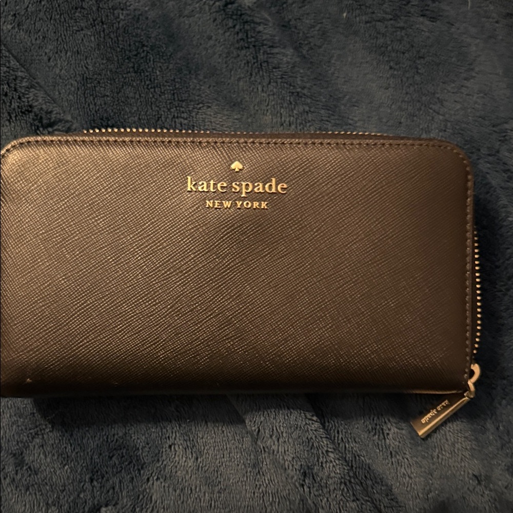 Kate Spade Black Zip-Around Wallet